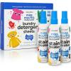 imageMiss Mouths Messy Eater Stain Treater Spray  4oz 3 Pack Stain Remover and Laundry Detergent Sheets 30 Pack