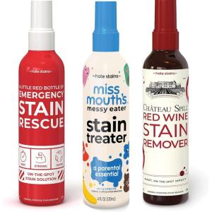 imageMiss Mouths Messy Eater Stain Treater  Emergency Stain Rescue  Chateau Spill Stain Remover Spray Starter Pack  Emergency Stain Remover for ClothesFurniture Ketchup Wine Travel Essentials