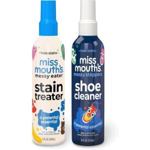 imageMiss Mouths Messy Eater Stain Treater Spray  4oz Stain Remover  Newborn ampamp Baby Essentials  No Dry Cleaning Food Grease Coffee Off Laundry Underwear FabricCombo Pack