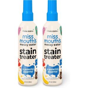 imageMiss Mouths Messy Eater Stain Treater Spray  4oz Stain Remover  Newborn ampamp Baby Essentials  No Dry Cleaning Food Grease Coffee Off Laundry Underwear Fabric2 pack