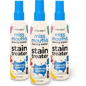 imageMiss Mouths Messy Eater Stain Treater Spray  4oz Stain Remover  Newborn ampamp Baby Essentials  No Dry Cleaning Food Grease Coffee Off Laundry Underwear Fabric3 pack