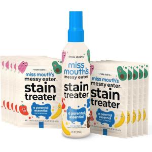 imageMiss Mouths Messy Eater Stain Treater Spray  4oz ampamp 10 Wipes Stain Remover  Newborn ampamp Baby Essentials  No Dry Cleaning Food Grease Coffee Off Laundry Underwear Fabric11 Piece Set