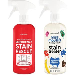 imageMiss Mouths Messy Eater Stain Treater and Emergency Stain Rescue 16oz Bottle Bundle
