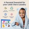 image:imageMiss Mouths Messy Eater Laundry Detergent Sheets  120 Loads Travel Friendly Detergent Sheets  Hypoallergenic Sensitive Skin Safe Pediatrician and Dermatologist Tested Fragrance Free120 loads pack of 2