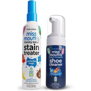 image:imageMiss Mouths Messy Eater Stain Treater Spray  Stain Remover  Newborn amp Baby Essentials  2Pack of 16oz Stain RemoverCombo Pack
