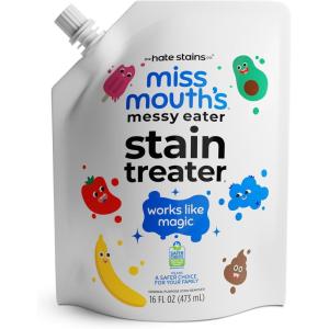 image:imageMiss Mouths Messy Eater Stain Treater Spray  Stain Remover  Newborn amp Baby Essentials  2Pack of 16oz Stain RemoverRefill Pouch