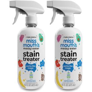 image:imageMiss Mouths Messy Eater Stain Treater Spray  Stain Remover  Newborn amp Baby Essentials  2Pack of 16oz Stain RemoverXL Spray