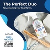 image:imageMiss Mouths Messy Eater Stain Treater Spray 2Pack 16oz amp Laundry Brush Set  Stain Remover for Clothes amp Delicates  Baby amp Kids PreTreat Kit  Fabric Scrub Brush for Spot Cleaning  Bundle