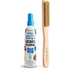 image:imageMiss Mouths Messy Eater Stain Treater 4oz and Laundry Brush  Gentle Fabric Scrub Brush for Spot Cleaning PreTreating Stains amp Delicates