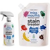 image:imageMiss Mouths Messy Eater Stain Treater Bundle 16oz Spray Bottle and 32oz XL Refill Pouch  Laundry Stain Remover for Clothes  Baby Feeding Essentials  Works on Carpet and Upholstery  2 Pack Kit