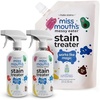 image:imageMiss Mouths Messy Eater Stain Treater Spray Bundle  Laundry Stain Remover for Clothes  Baby amp Kids Safe Formula  EPA Safer Choice Certified  2 x 16oz Sprays  32oz Refill Pouch