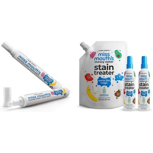 image:imageMiss Mouths Messy Eater Stain Treater Set  Stain Treater Pens 2Pack amp Refill Ready Kit 2 Sprays  Refill Pouch  Home Travel amp Refill Bundle for Baby Essentials Cleanup
